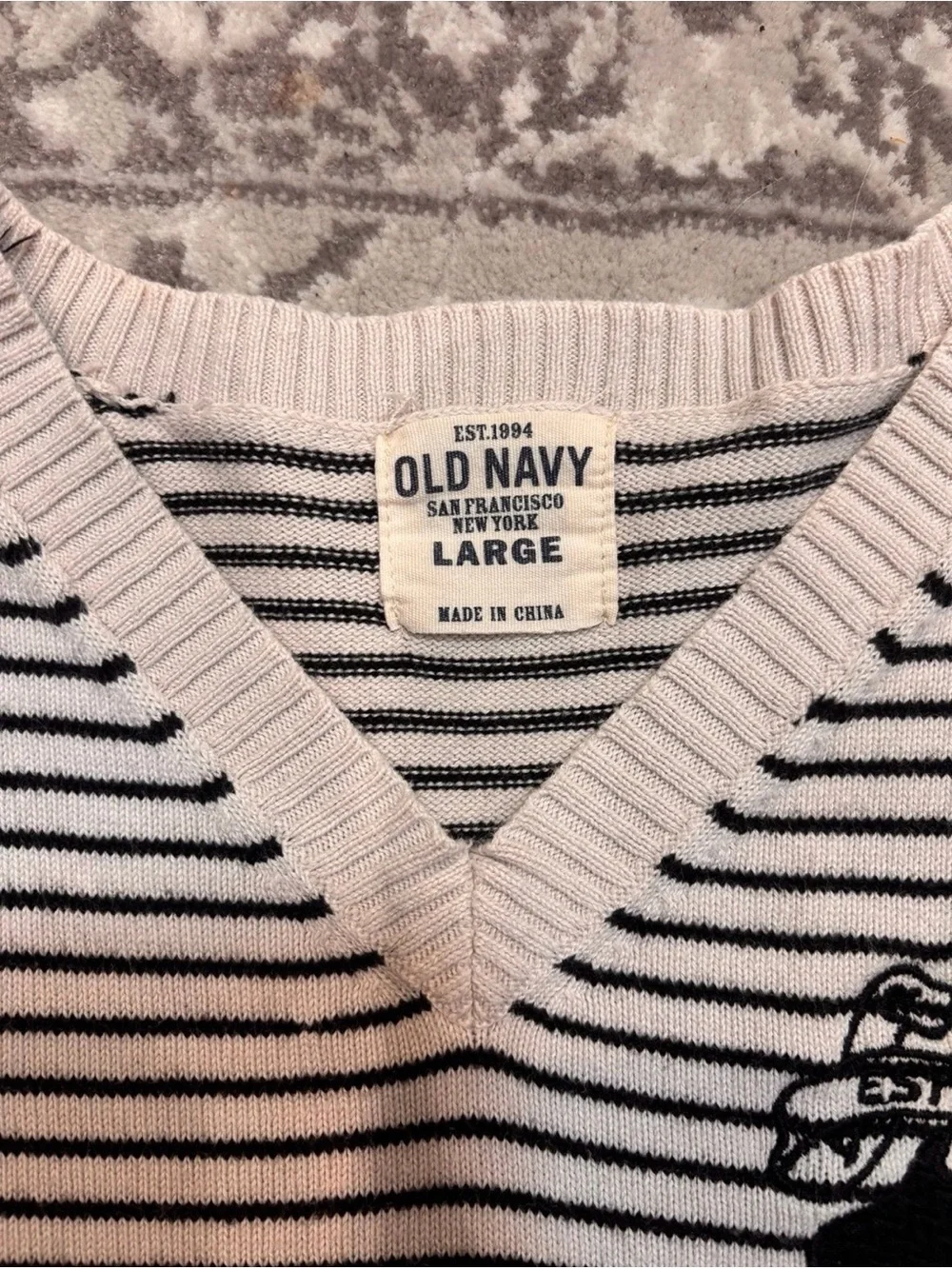 Old Nevy Vest Kids Size Large 13yo